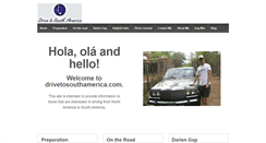 Desktop Screenshot of drivetosouthamerica.com